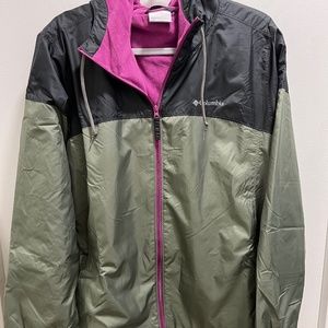 Columbia Switchback fleece lined water resistant jacket